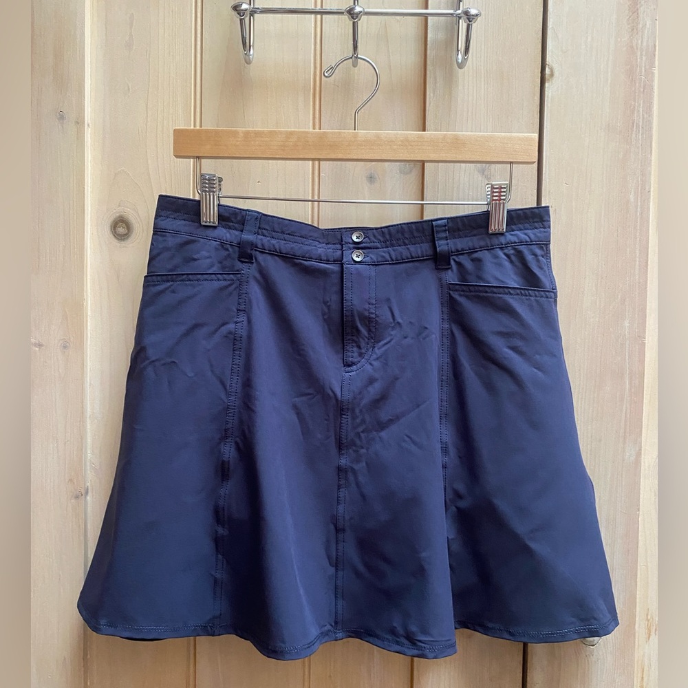 Eddie Bauer TRAVEX Skirt Skort - Navy Blue Size 6